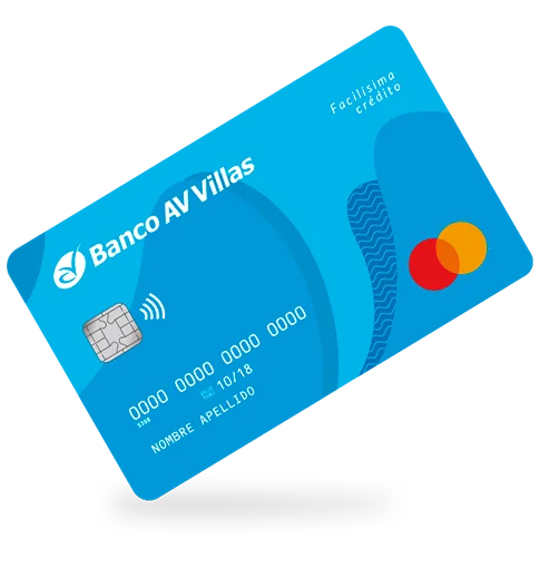 Tarjeta de crédito mastercard Facilísima Banco AV Villas