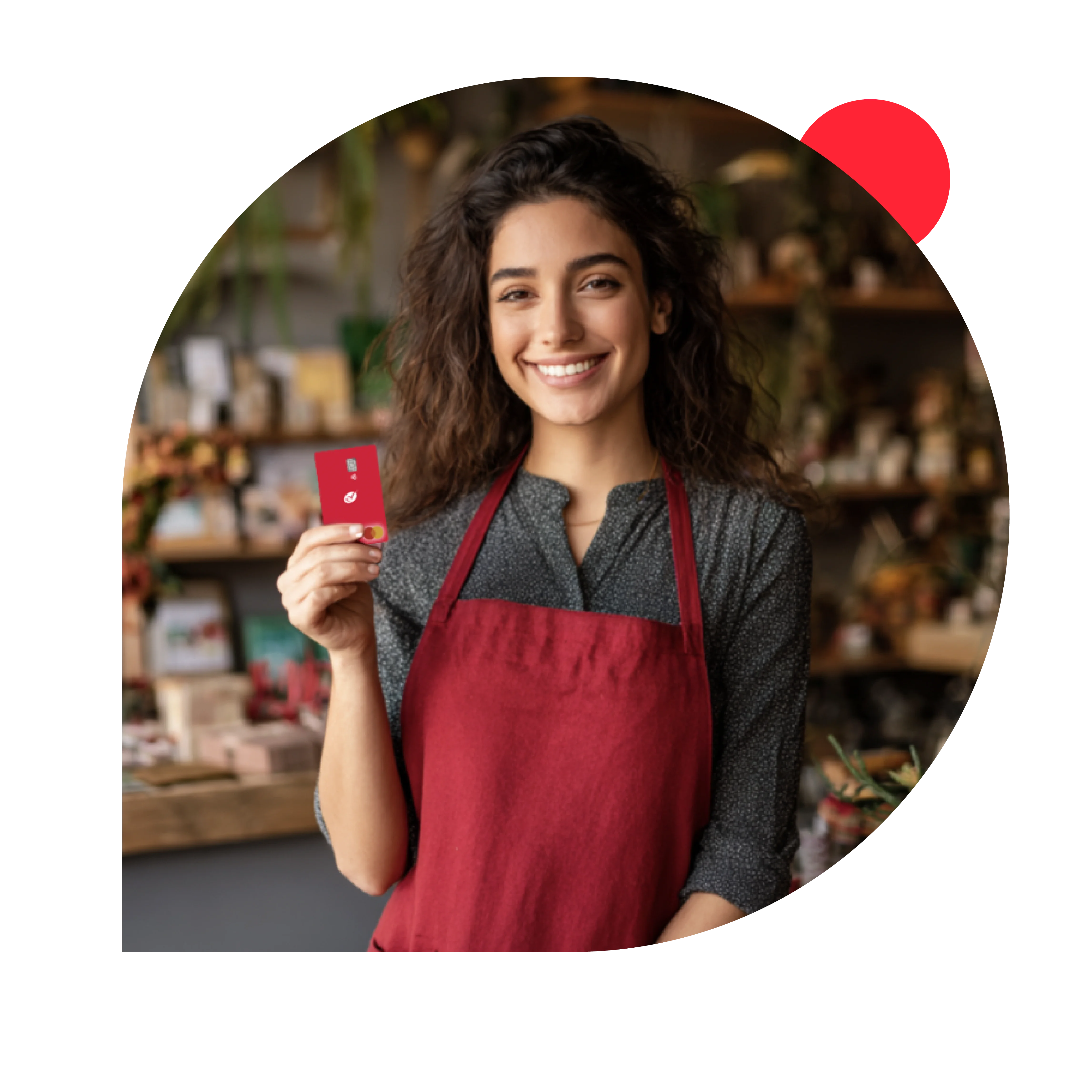 mujer busca corresponsal bancario