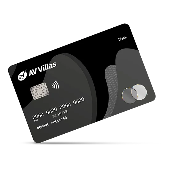 Tarjeta de crédito Black del Banco AV Villas