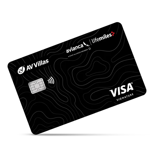 Tarjeta de crédito avianca Lifemilesdel Banco AV Villas